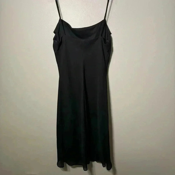 Vintage JUMP drapey black dress 9/10 - Picture 5 of 6